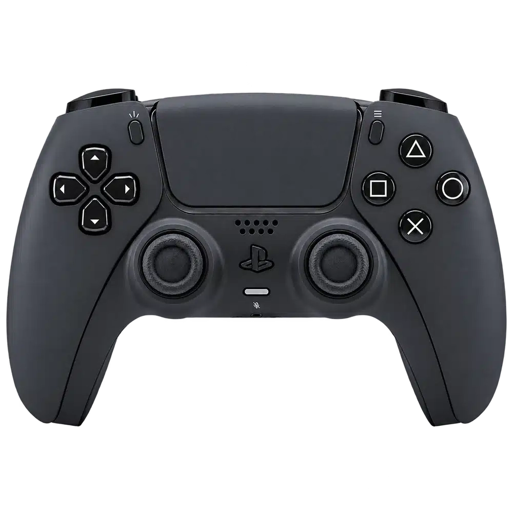 Mando PS5 Black Basic negro, vista frontal