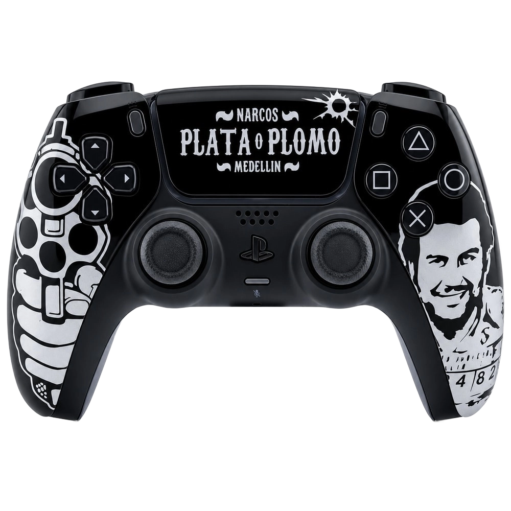 Narcos- Mando PS5 sony DUALSENSE · fotografía del mando