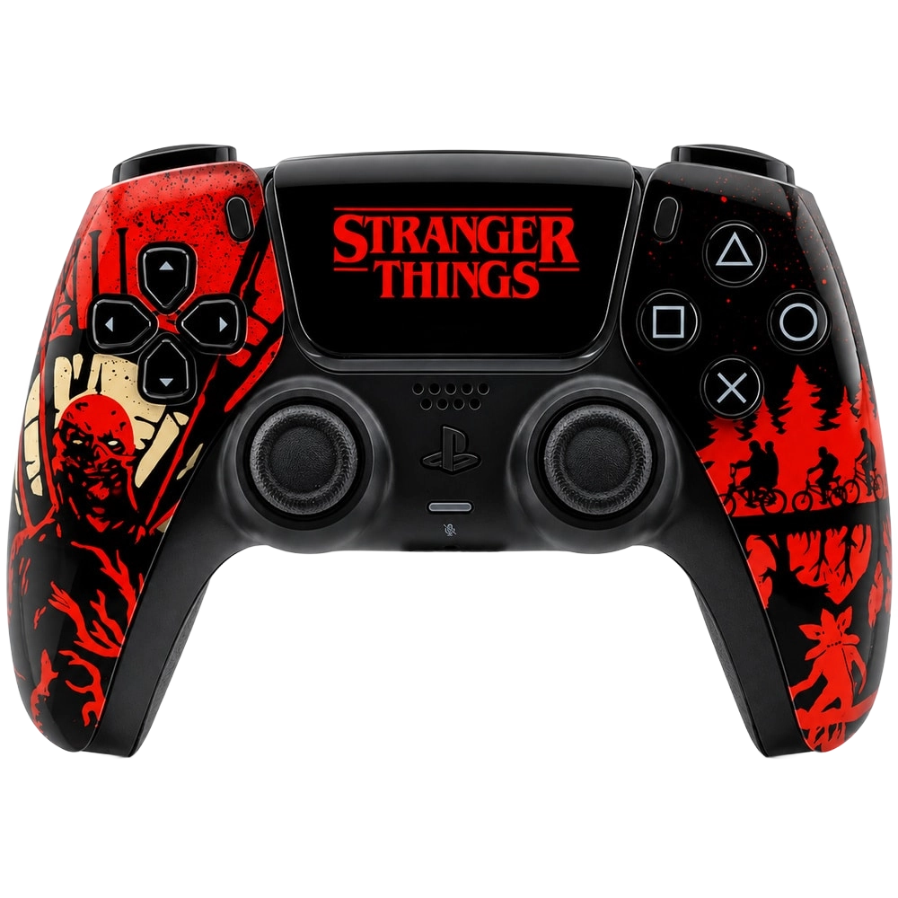 Stranger Things- Mando PS5 sony DUALSENSE · fotografía del mando