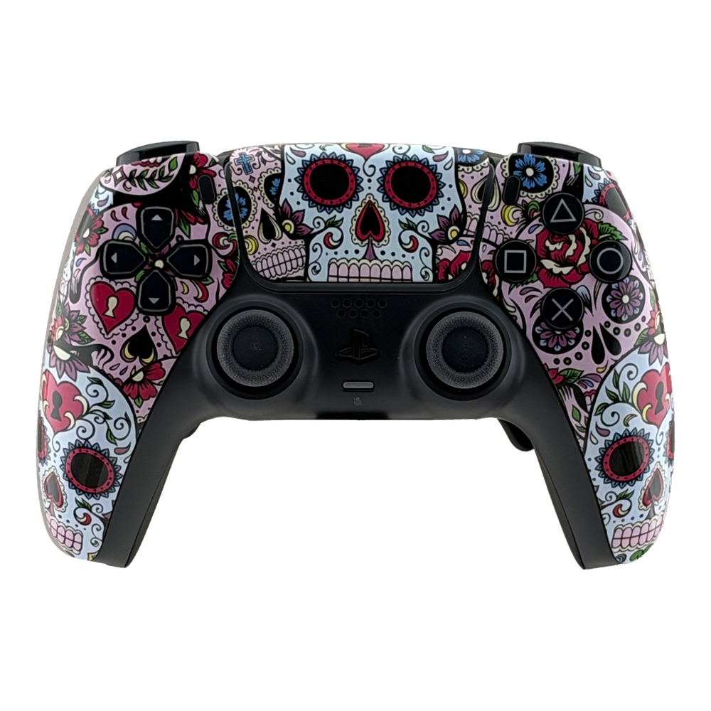 Mando PS5 Sony DualSense Catrina, vista frontal.