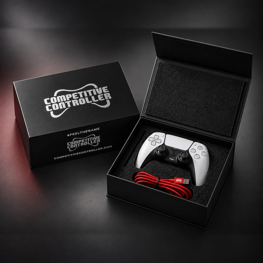 Embalaje Premium CompetitiveController abierto y cerrado